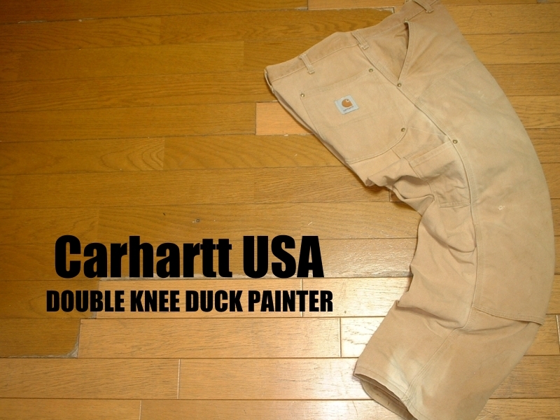 Carhartt Original Dungaree Fit Duck Painter Shorts, Men's, W36 equivalent cotton Beige type Vintage Second Hand