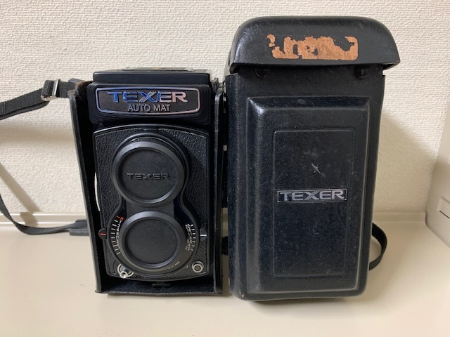 TEXER AUTO MAT テクサ 二眼レフ カメラ 動作未確認 ジャンク品 - の