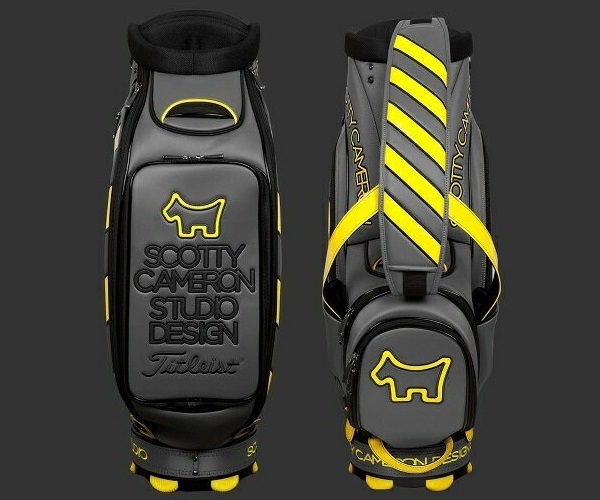 Scotty Cameron Caution Stripe Sunshine Yellow Staff Bag 2018