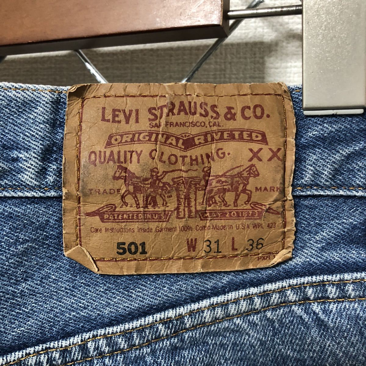Levi's 501 リーバイス 93年製 USA製 555 バレンシア デニム Levi's 501 リーバイス 93年製 USA製 555 バレンシア デニム