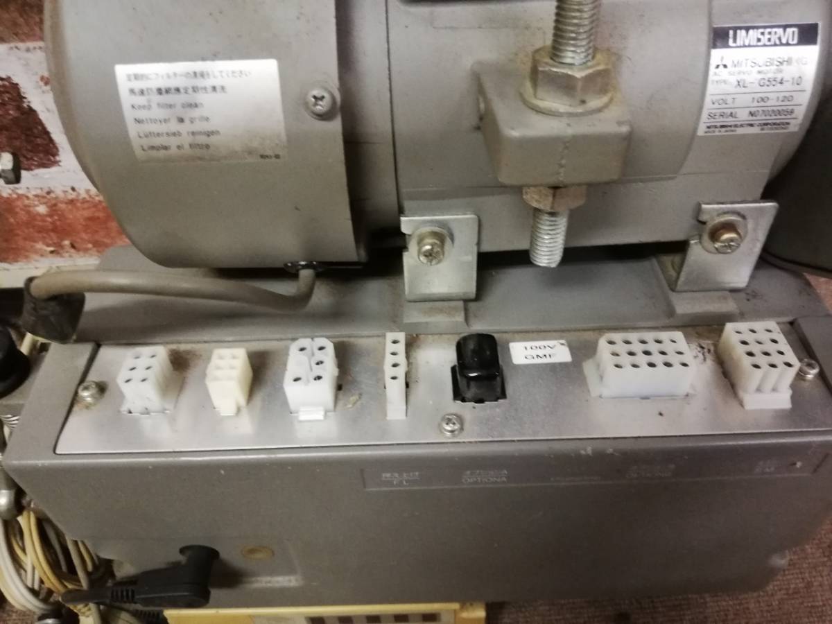 I-485: MITSUBISHI/LIMISERVO/ACサーボ/XL-G554-10/モーター/工業用ミシン/手芸/ジャンク品(その他 ...