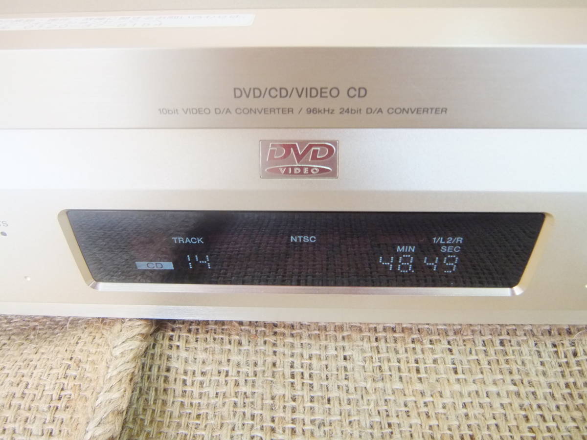 SONY CD/DVD プレーヤー DVP-S7700 リモコン付動作品 【公式通販】