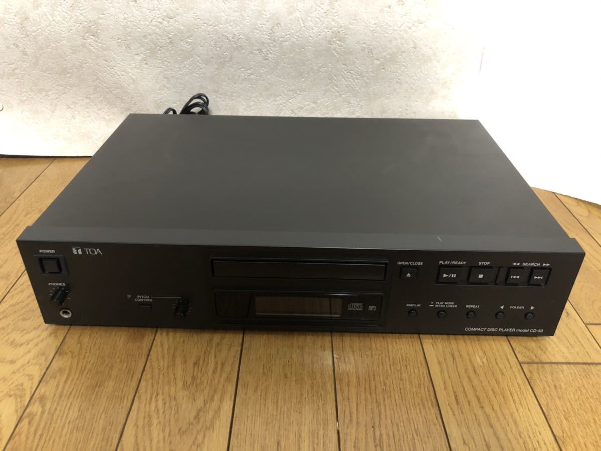 中古】TOA業務用CDプレーヤー/CD-50 CD-50 TOA CDプレーヤー 商品情報 |