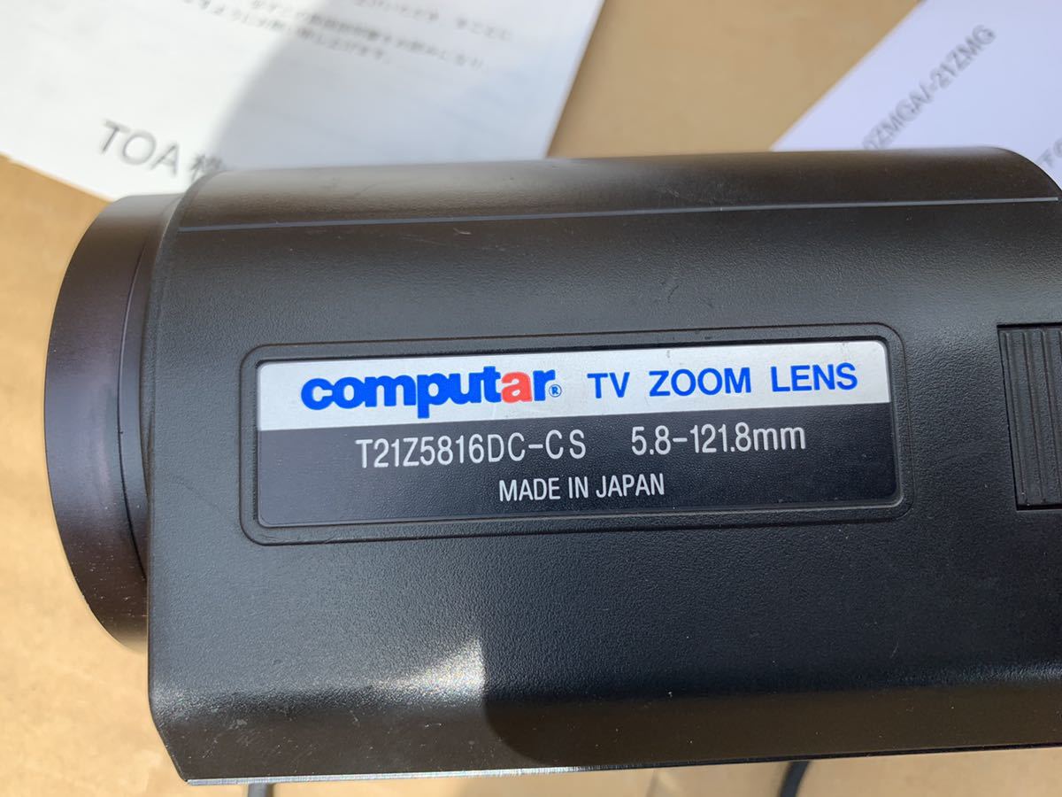 computar 電動式ズームレンズ TV ZOOM LENS T21Z5816DC-CS カメラ用 5.8mm - 121.8mm(防犯 ...