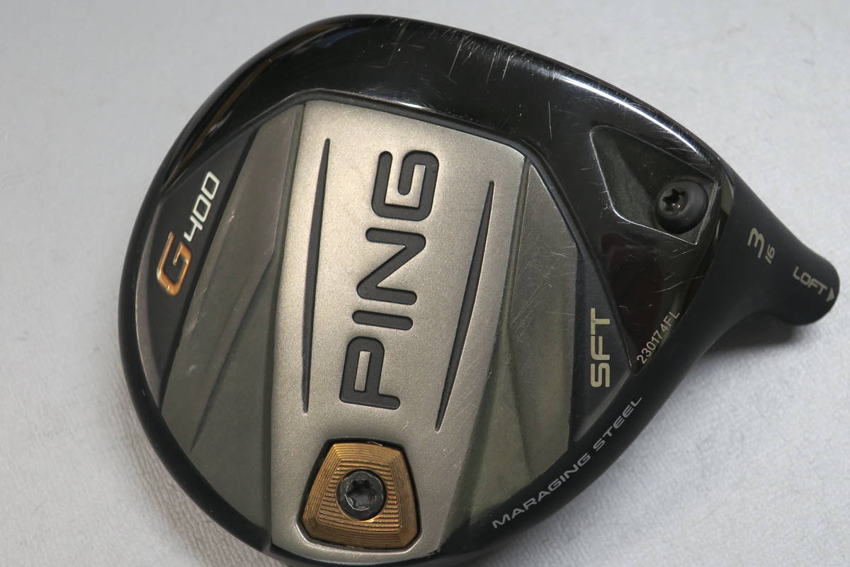 G400 16° PING - SFT メルカリ 3W ピン ヘッドのみ #3 3WSFT16度 