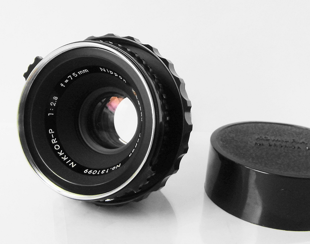 ☆ ブロニカ S2/EC用 ヘリコイドリング ＋ レンズ NIKKOR-P 75mm f2