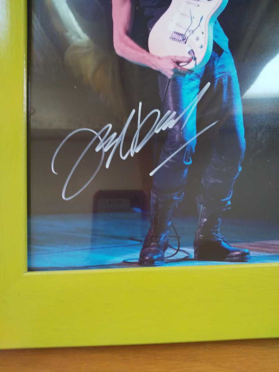 BECK ポスター ジェフベック。サイン入りフォト。額入り。 直筆サイン