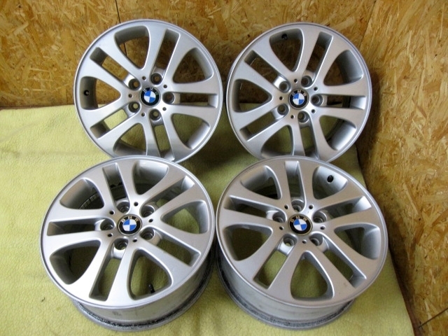  YHC22711 BMW 3シリーズ E90/E91 純正アルミ 17インチ 4本セット 7J&times;17 H2 IS 47(純正品)｜売買されたオークション情報、yahooの商品情報をアーカイブ公開 - オークファン 5穴