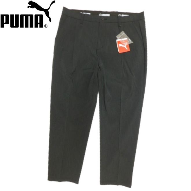 定番，品質保証 12 100円 PUMA GOLF プーマ ゴルフパンツ リラックス テーパードパンツ メンズ M 78cm ブラックヘザー ストレッチ サラッと快適素材(78cm～)｜売買されたオークション情報、yahooの商品情報をアーカ パンツ、スラックス