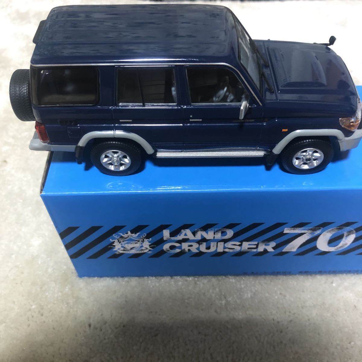 トヨタ カラーサンプル 1/30 ランドクルーザー70 ランクル70 ブルー