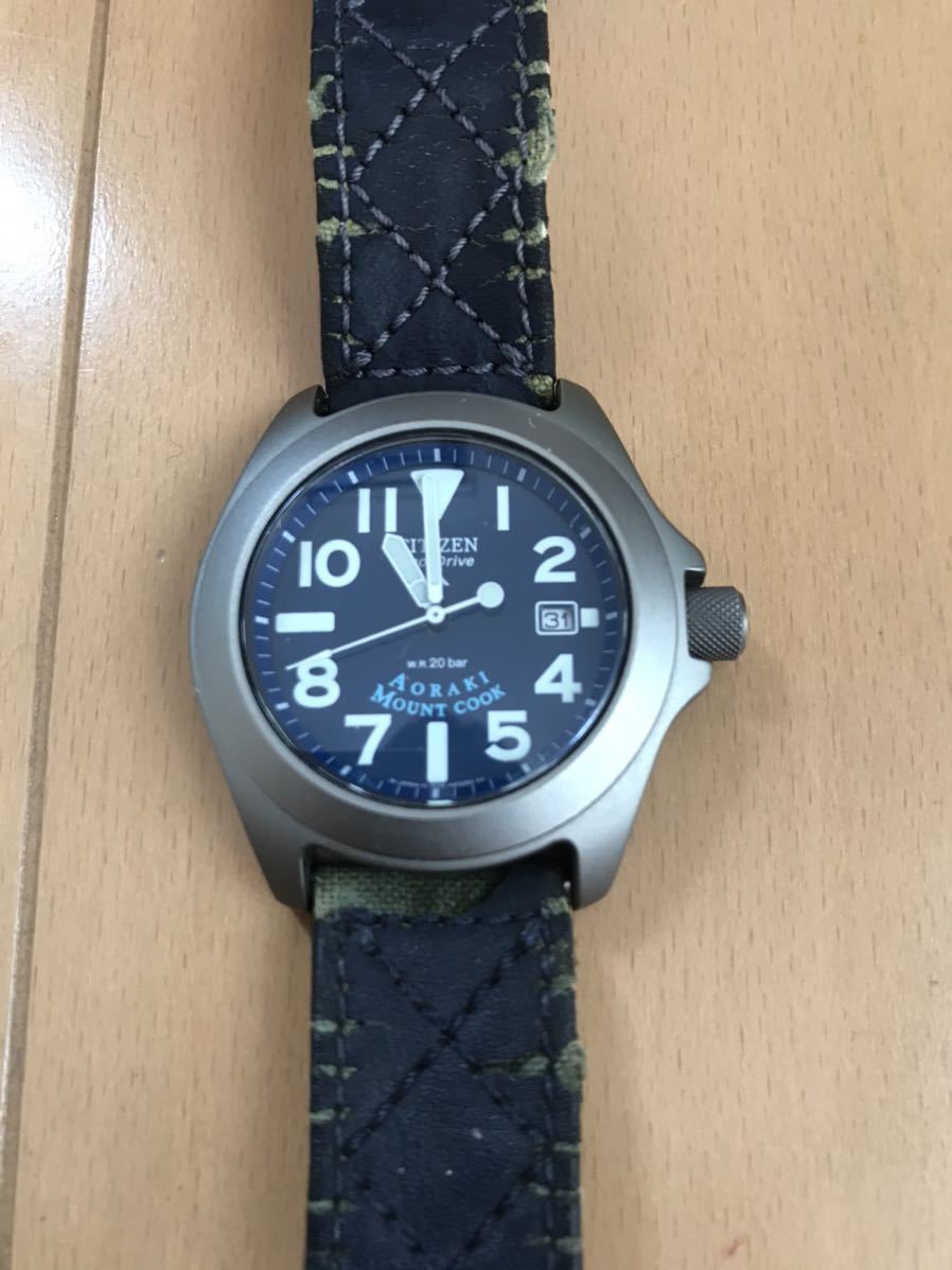 CITIZEN Eco-Drive シチズン エコドライブAORAKI MOUNT COOK アオラキ
