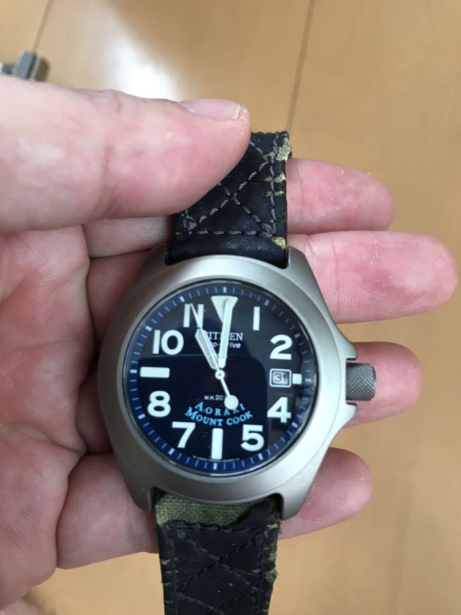 CITIZEN Eco-Drive シチズン エコドライブAORAKI MOUNT COOK アオラキ