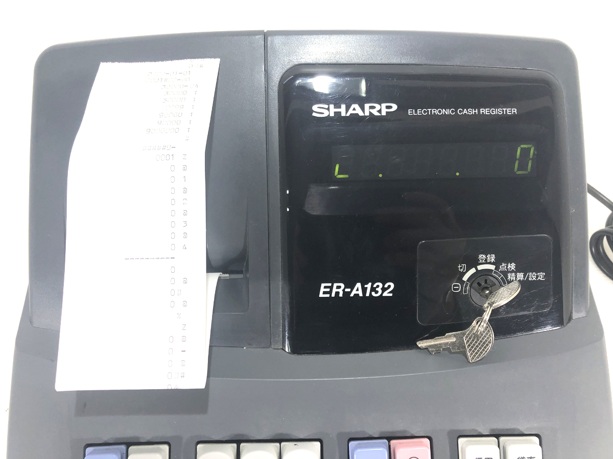 免税店直販 H506-A-294◇シャープ 電子レジスタ ER-A132
