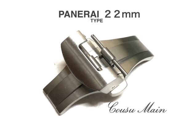  CousuMain パネライPANERAI向26mm24mm 対応 22mmDバックル(男性用)｜売買されたオークション情報、yahooの商品情報をアーカイブ公開 - オークファン 男性用