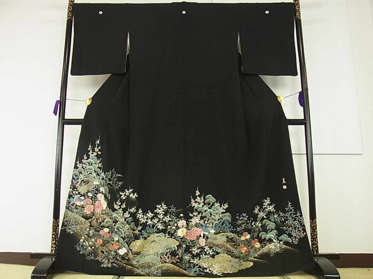 手描友禅作家 チャペルにお薦めのオシャレな高級 京友禅トールサイズ 