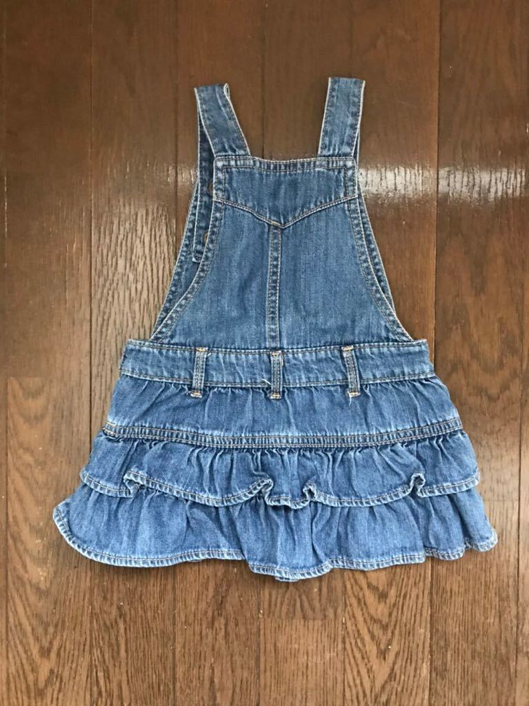 セール中 子供服 80 女の子 オーバーオール スカート Babygap 80 75 84cm 売買されたオークション情報 Yahooの商品情報をアーカイブ公開 オークファン Aucfan Com