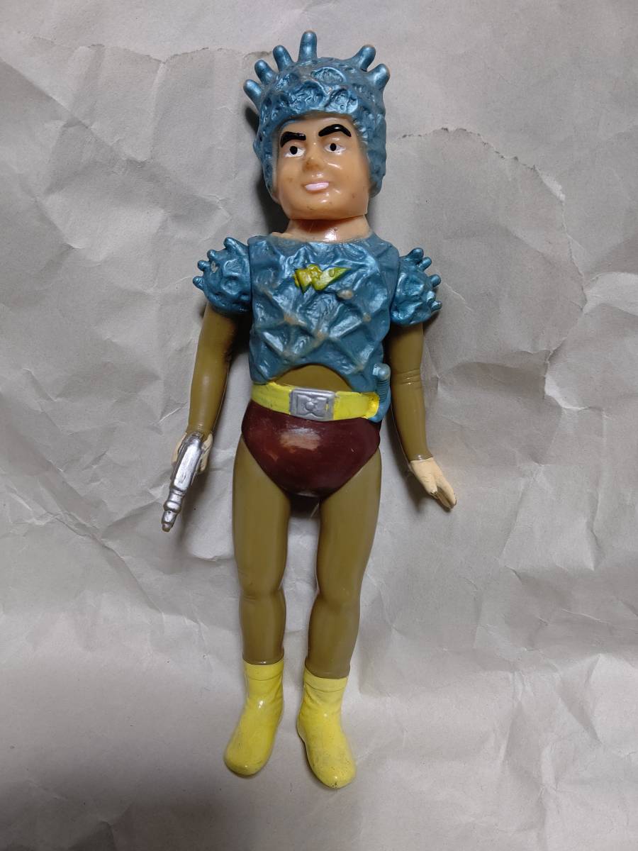 当時物 マルサン ソフビ キケロ星人ジョー キャプテンウルトラ ブルマァク マルサン キャプテンウルトラ キケロのジョー ソフビ 23㎝ フィギュア