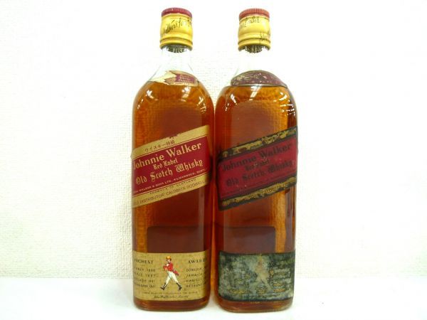 古酒 5本セット Johnnie Walker ジョニーウォーカー Red Label レッド