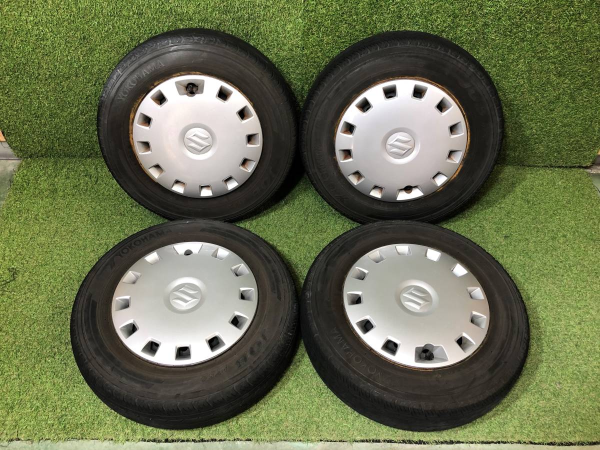 12インチ 4本セット 145R12 軽トラ！!スズキ純正。145R12。4本セット 