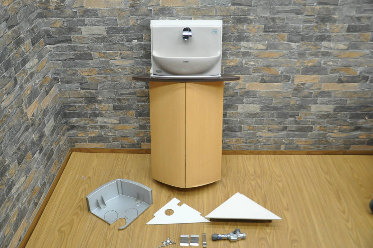 ♪♪C034 TOTO 手洗い台 コーナー用 手洗い洗面器 トイレ洗面台 お手洗い