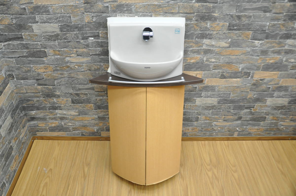 ♪♪C034 TOTO 手洗い台 コーナー用 手洗い洗面器 トイレ洗面台 お手洗い