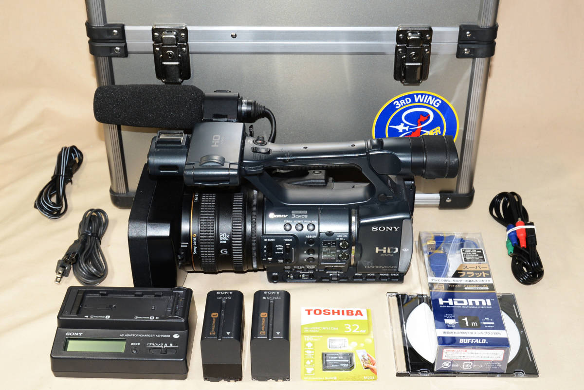 SONY半導体メモリービデオカメラ HDR-AX2000 と付属品一式(プロ用、業務用)｜売買されたオークション情報、yahooの商品情報を ...