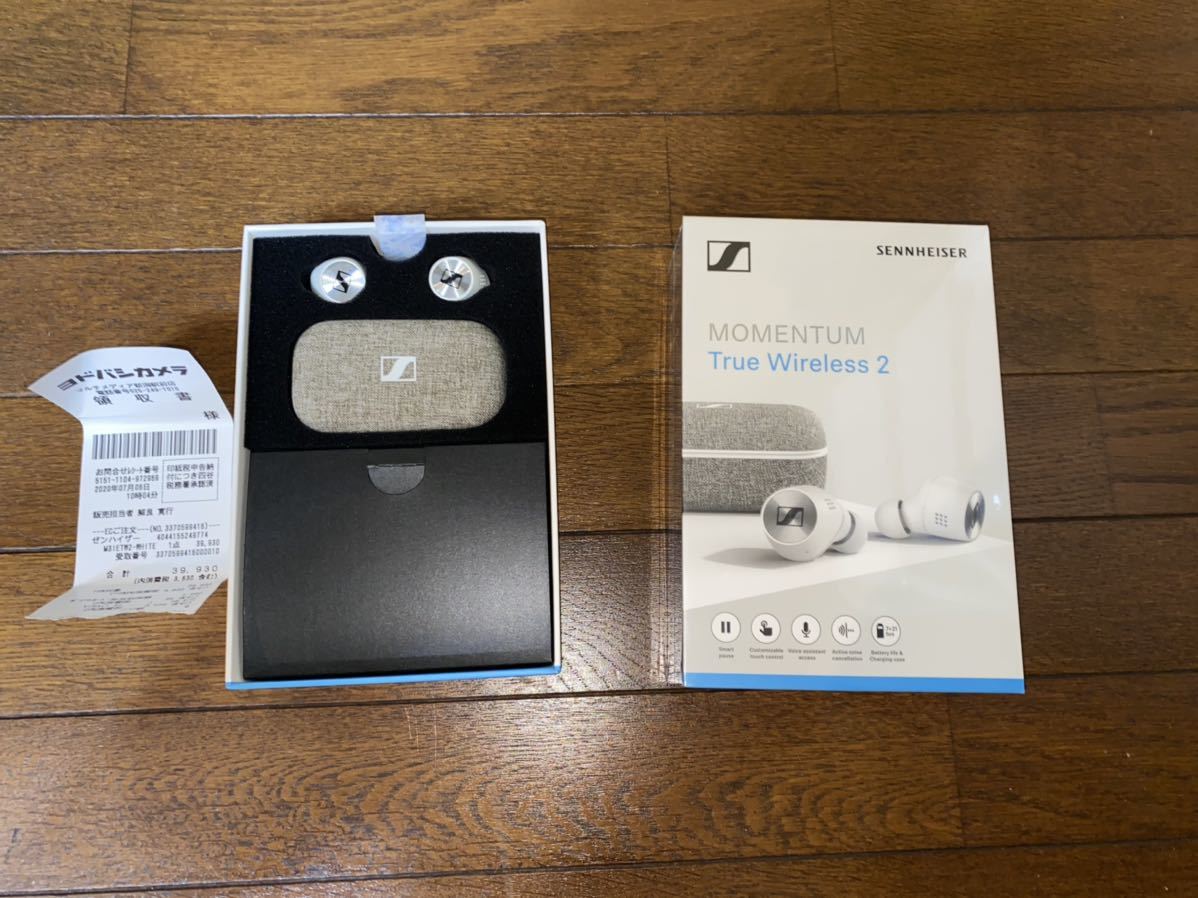 SENNHEISER MOMENTUM True Wireless 2 白 試着のみ ゼンハイザー
