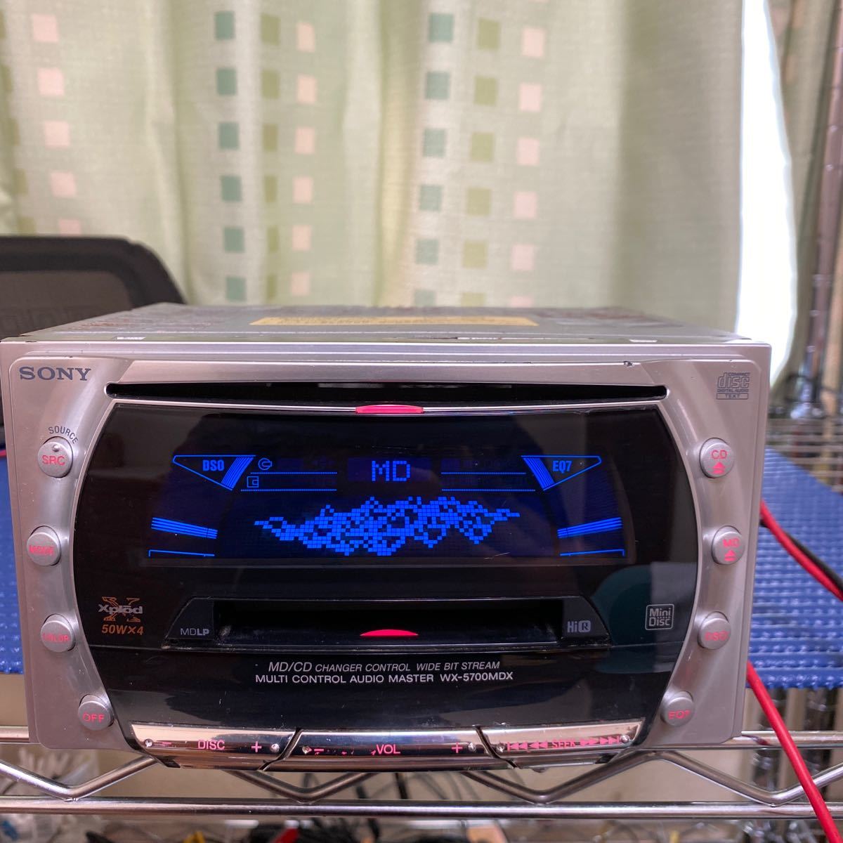 Japanese Sony WX-5700MDX CD⁄MD double din car stereo - YouTube