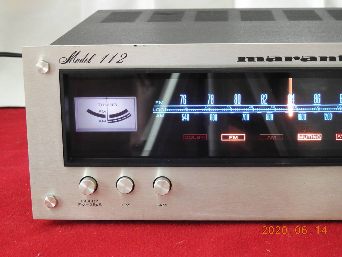 marantz model112 AM/FM チューナー 美品 ・マランツビンテージAM