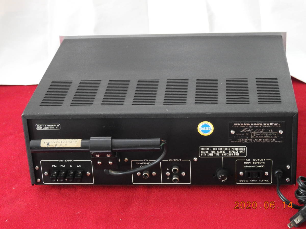 marantz model112 AM/FM チューナー 美品 ・マランツビンテージAM