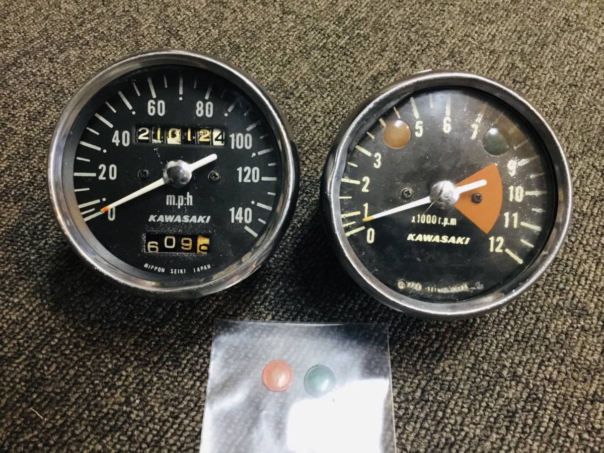 部品取り マッハIII H1 500SS エグリ 1969年 当時物 スピードメーター