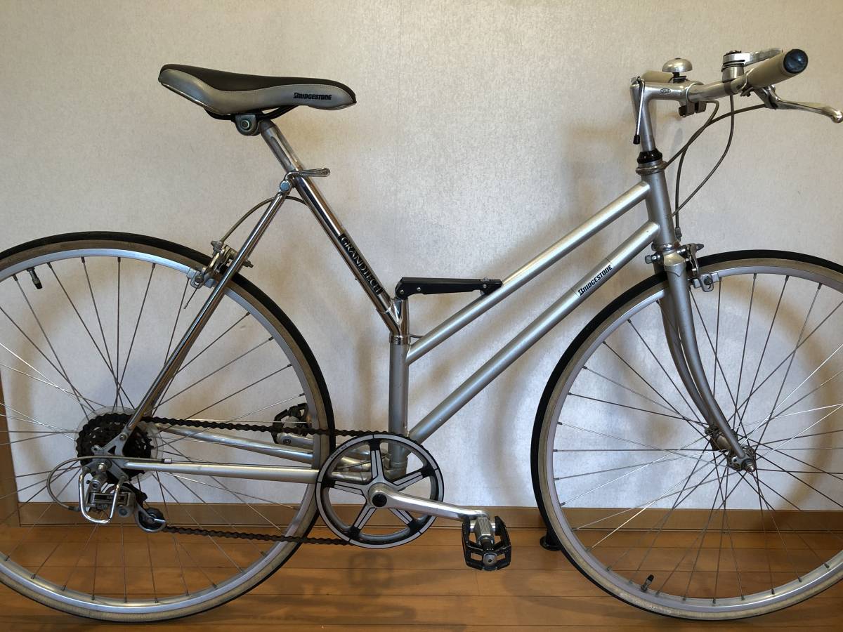 BS 名車 ブリヂストン GRANDTECH＜GR-27＞初期 4130CrMo シートS&T メッキ仕上げ 700C(26インチ～)｜売買されたオークション情報、yahooの商品情報をアーカイブ公開 - オークファン 26インチ～