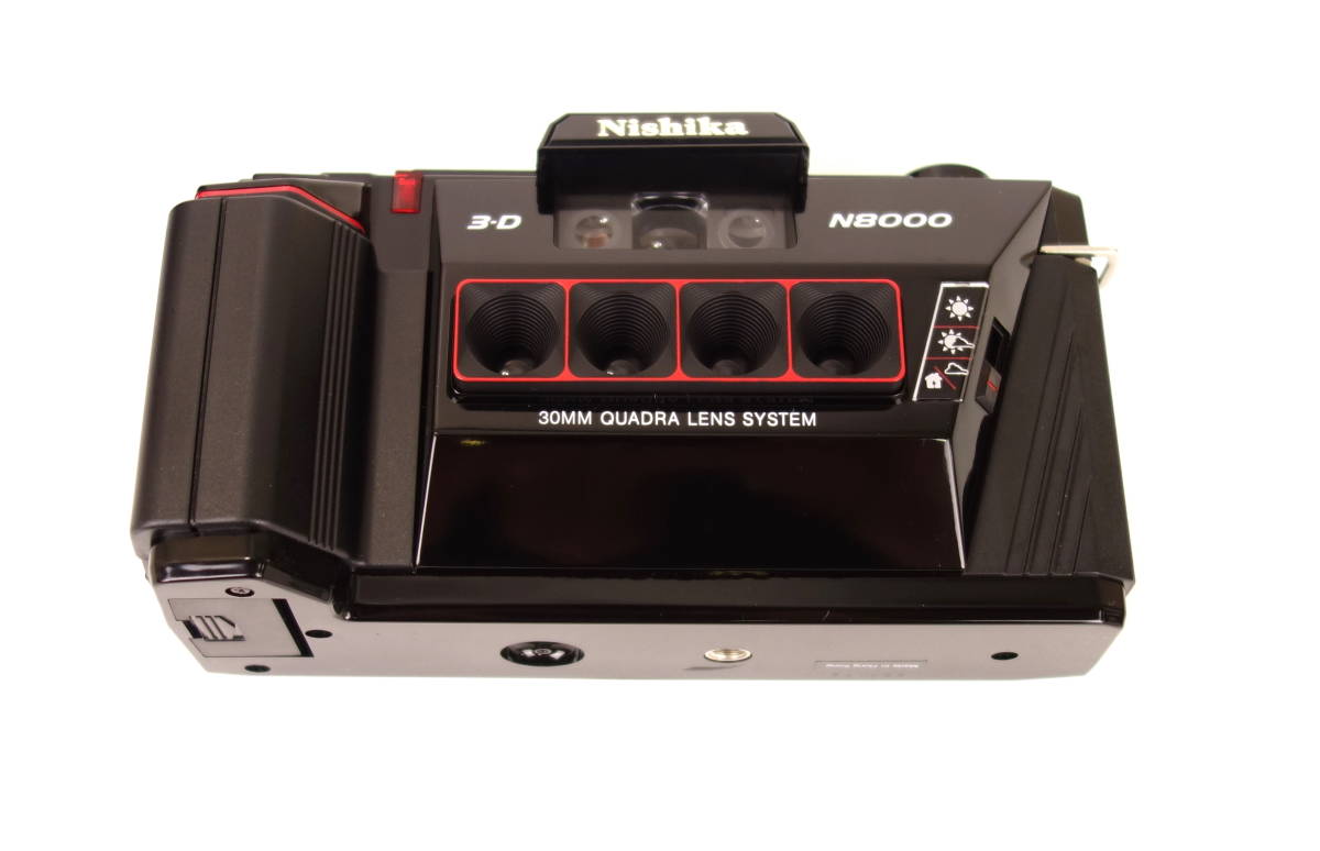 Nishika N8000 3D 四眼カメラ ストロボ 3010 美品 NISHIKA ニシカ 3-D