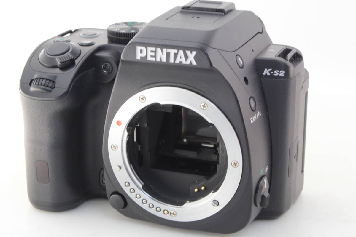 春夏新色】 AA (極上美品) PENTAX ペンタックス K-S2 ブラック ダブル