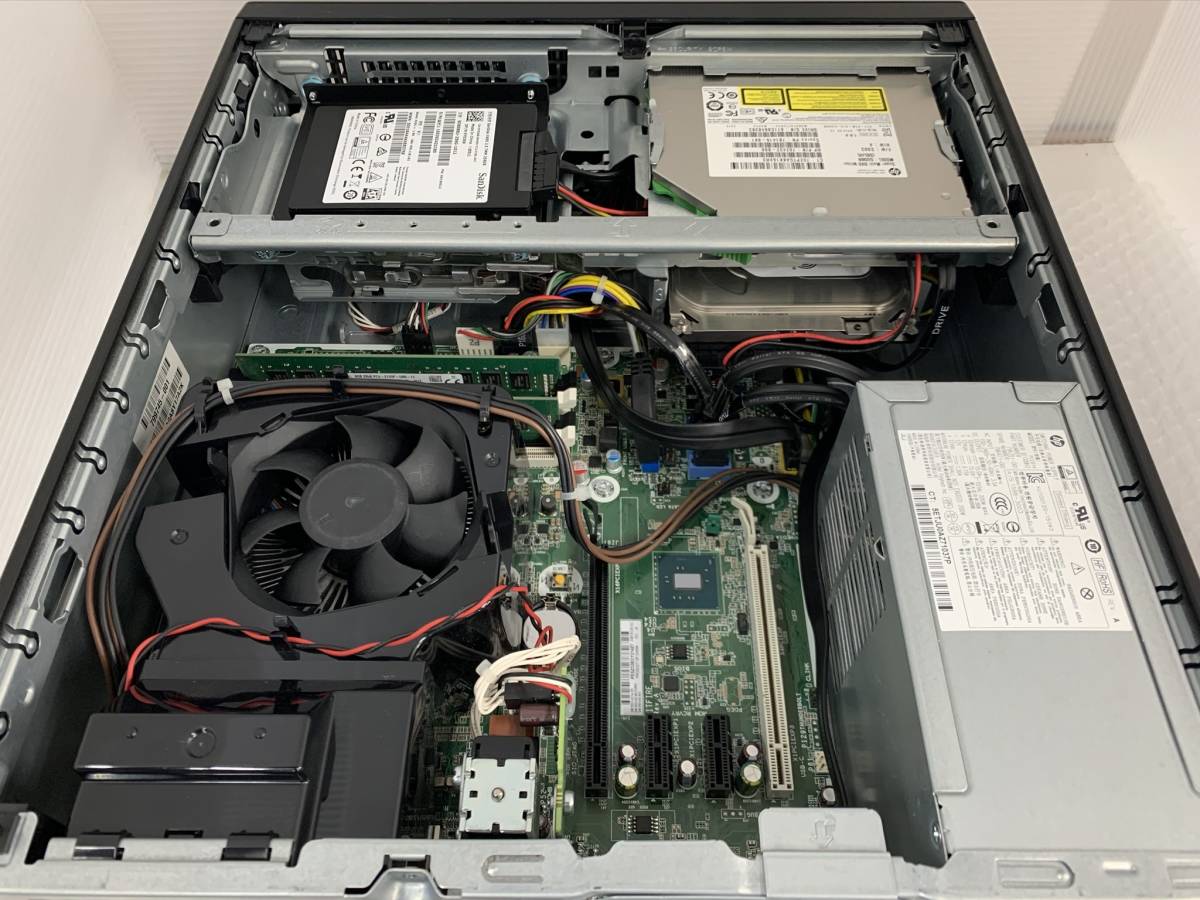 HP EliteDesk 800 G2 Core i7-6700@3.4GHz/16GBメモリ/SSD256GB+HDD 1TB