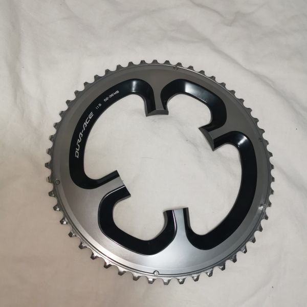DURA-ACE チェーンリング SHIMANO クランク シマノ - FC-7710 (オクタリンク) チェーンリング・BBセット 47T 旧型 美品競輪NJSシマノデュラエースチェーンリング52T厚歯PCD144ピスト NJS | 11s 53T-B