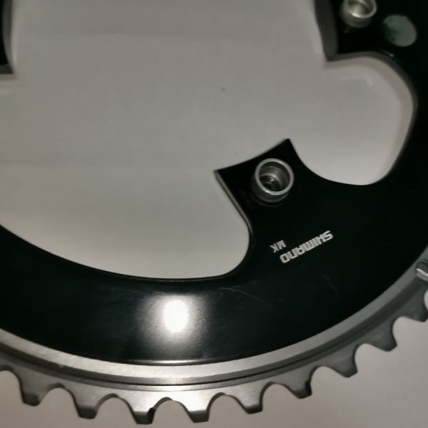 DURA-ACE チェーンリング SHIMANO クランク シマノ - FC-7710 (オクタリンク) チェーンリング・BBセット 47T 旧型 美品競輪NJSシマノデュラエースチェーンリング52T厚歯PCD144ピスト NJS | 11s 53T-B