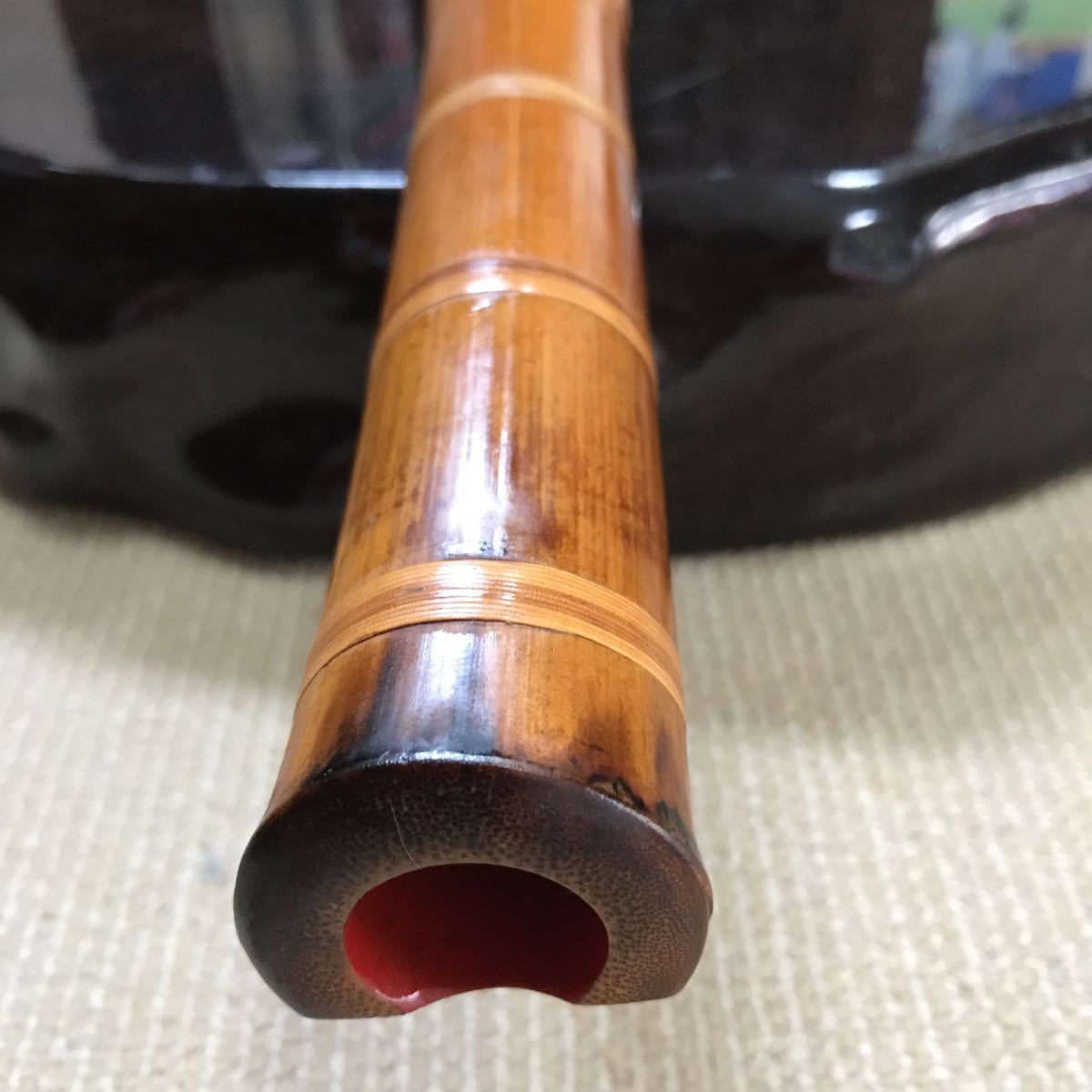 尺八 メルカリ 一尺八寸管金唄口真山銘三印 - 277⭐️ 尺八一尺八寸管
