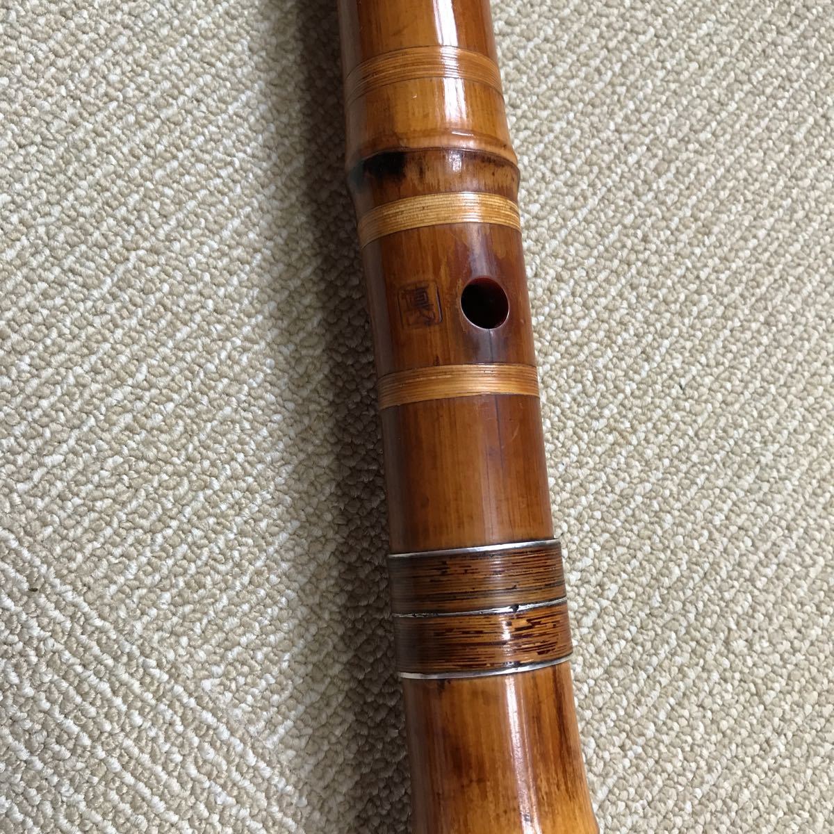 尺八 メルカリ 一尺八寸管金唄口真山銘三印 - 277⭐️ 尺八一尺八寸管