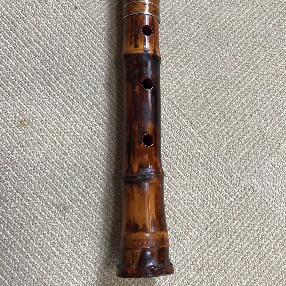 尺八 メルカリ 一尺八寸管金唄口真山銘三印 - 277⭐️ 尺八一尺八寸管
