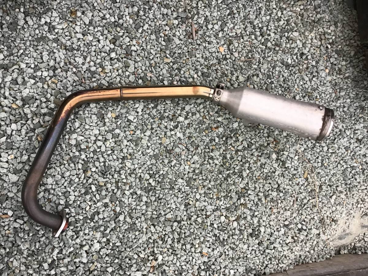 宮城発 現行4スト スズキ バンバン200 スーパートラップマフラー