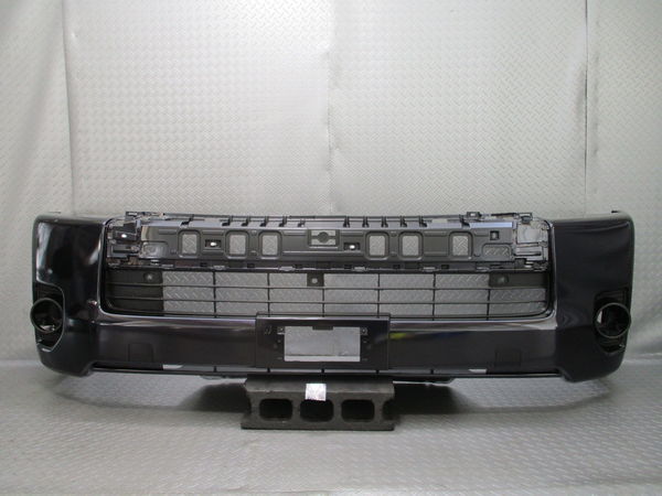 新車外し 純正 200系 ハイエース 5型 後期 ワイド フロント バンパー
