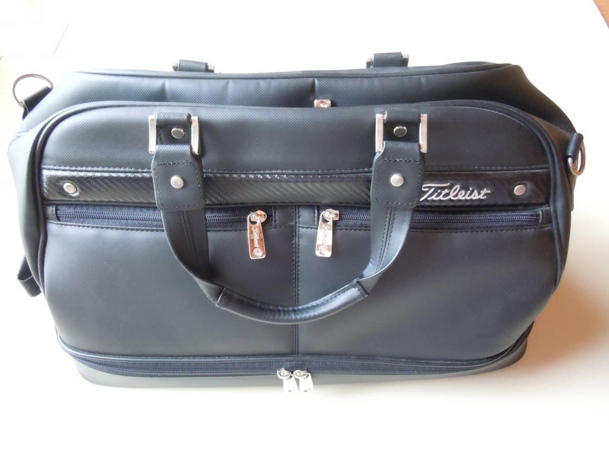 Titleist/タイトリスト 2層式ボストンバッグ AJBB67 ブラック（中古