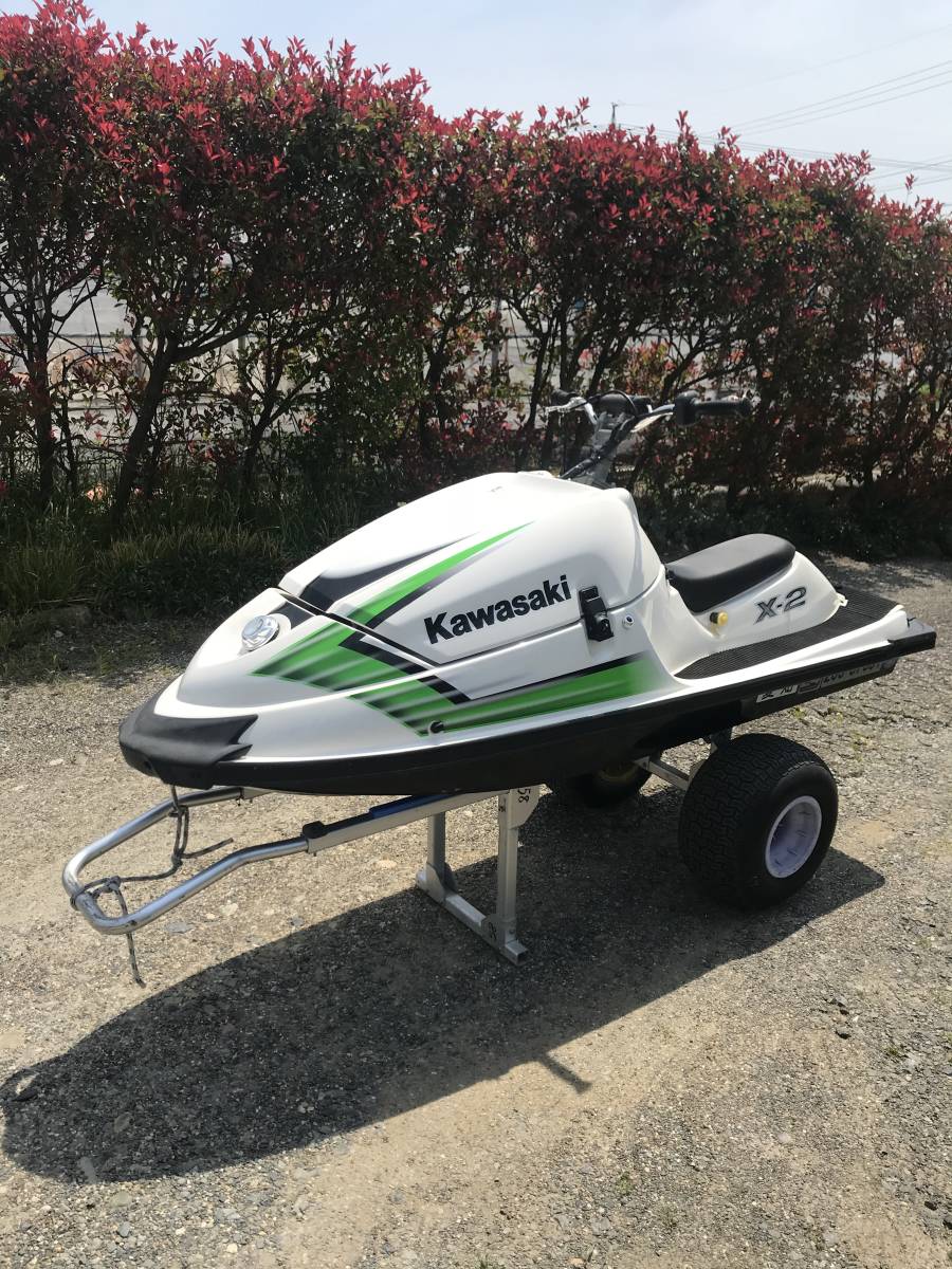 お買い得，格安 X-2 カワサキ800 美艇 ノーマル艇 淡水使用 船検付き(カワサキ)｜売買されたオークション情報、yahooの商品情報をアーカイブ公開 - オークファン 本体