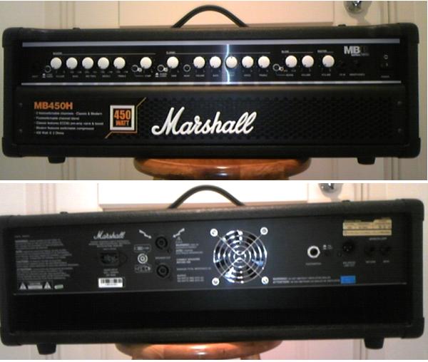 新品同様】 Marshall MB-450H ベースアンプヘッド(アンプ)｜売買された