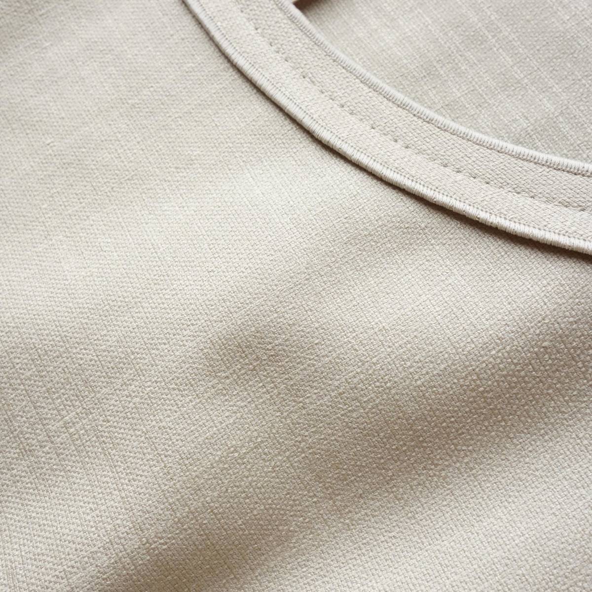 □FOXEY NY□ 40 リネンホイップ ベージュ ワンピース フォクシー