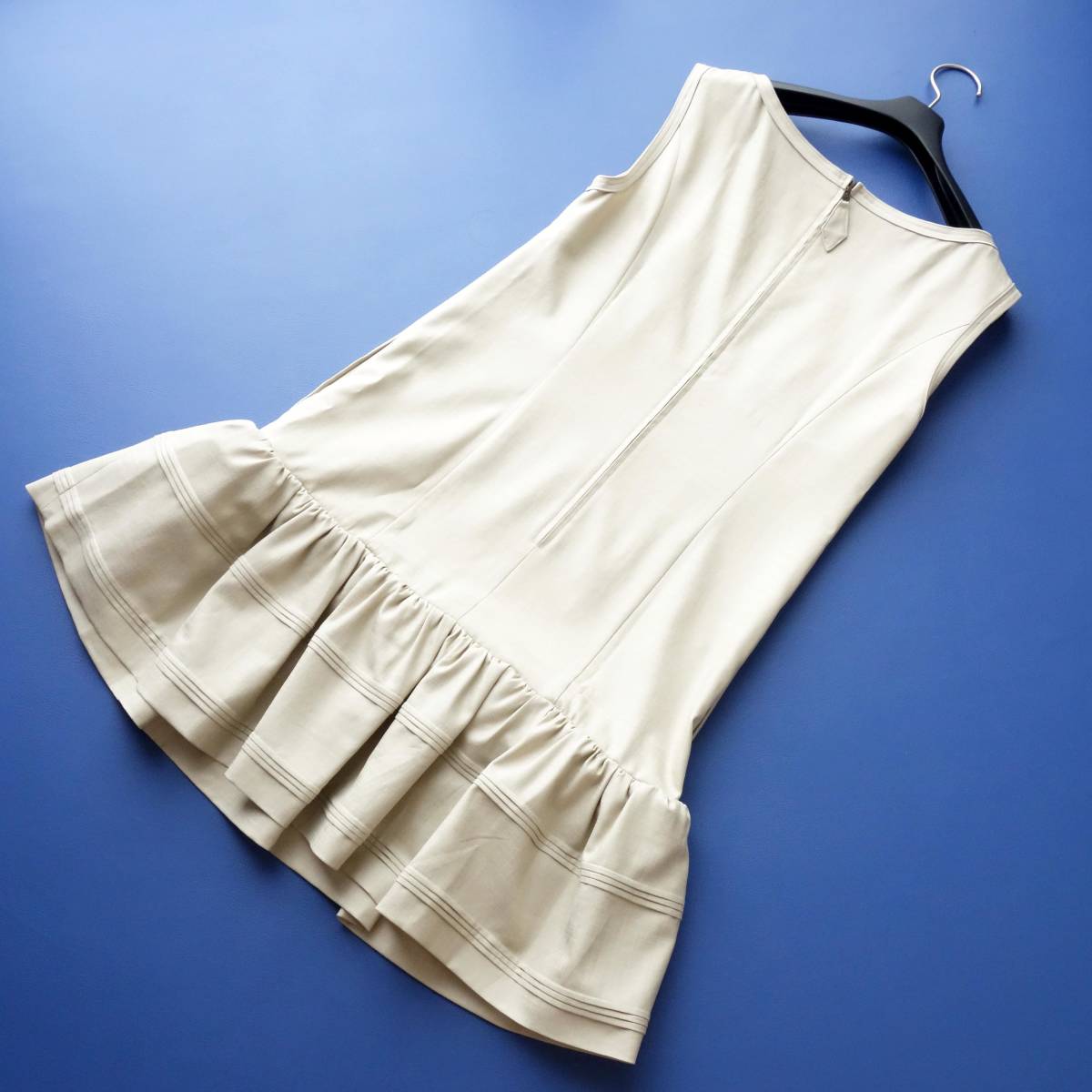 □FOXEY NY□ 40 リネンホイップ ベージュ ワンピース フォクシー