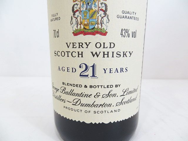 バランタイン OLD VERY Ballantine's SCOTCH 12年 WHISKY 17年 1970