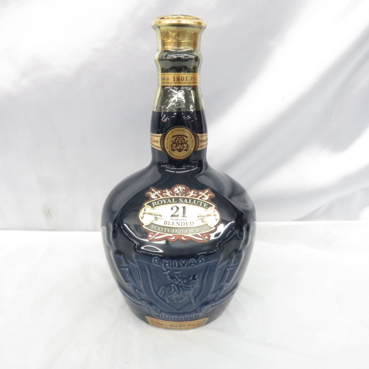 未開栓】ROYAL SALUTE ロイヤルサルート 21年 青 陶器ボトル