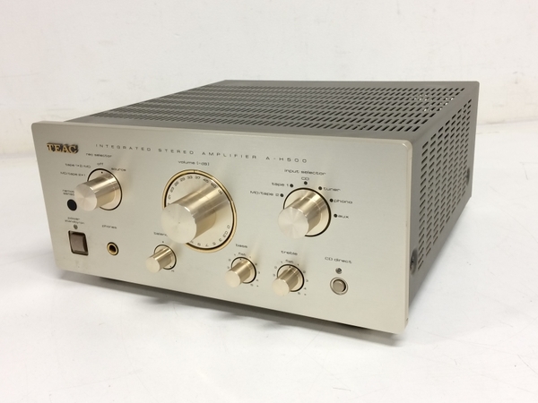 TEAC A-H500 ステレオアンプ 音響機材 CDプレイヤー ジャンク F5018223